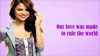 Forget Forever-Selena Gomez (Lyrics Video)