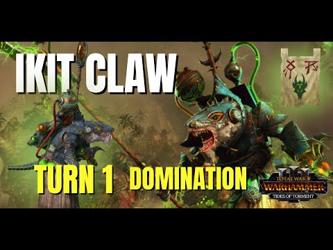 How to Dominate Turn 1 as Ikit Claw | Skaven Beginner Guide - Warhammer 3 (Tides of Torment)