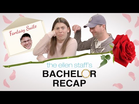 艾倫工作人員的 "學士回顧"。一個大的幻想套房的驚喜！ (The Ellen Staff’s ‘Bachelor Recap’: A Big Fantasy Suite Surprise!)