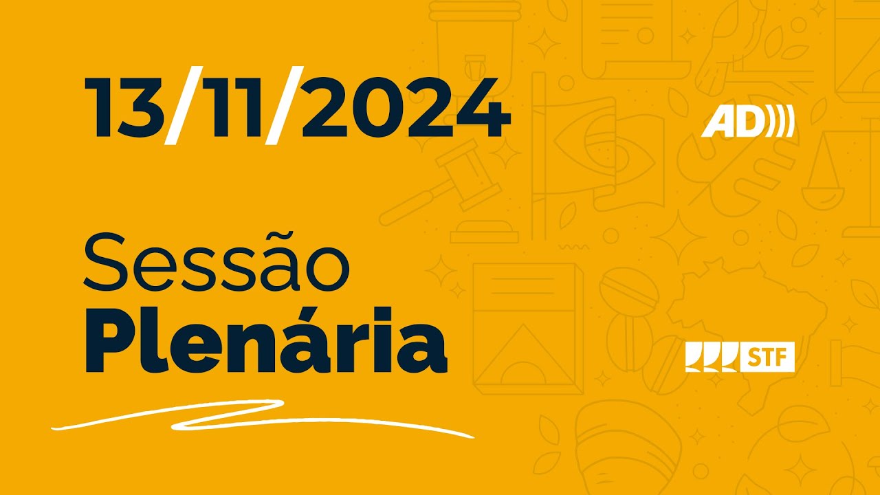 Sessão Plenária (AD) - Análise da ADPF sobre as favelas do RJ - 13/11/24