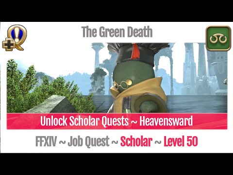 FFXIV Unlock Quest Scholar Level 50 ~ Heavensward ~ The Green Death