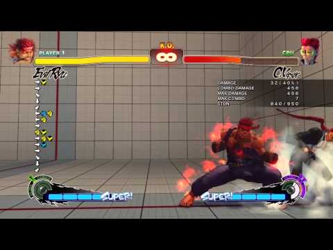 [AE2012] Evil Ryu Max Damage/Stun