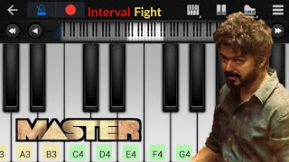 Master Mass Interval BGM  Easy Piano Tutorial  Per