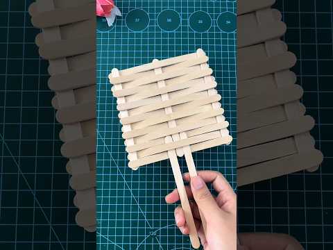 Eco-Friendly Summer: Make a Hand Fan Using Popsicle Sticks ( Ice Cream Sticks )