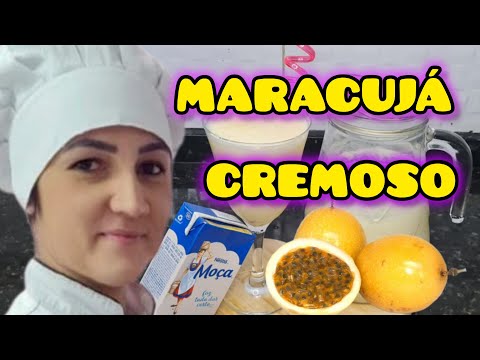Delicioso Suco de Maracujá Cremoso com Apenas 3 Ingredientes | Simples e Fácil de Fazer