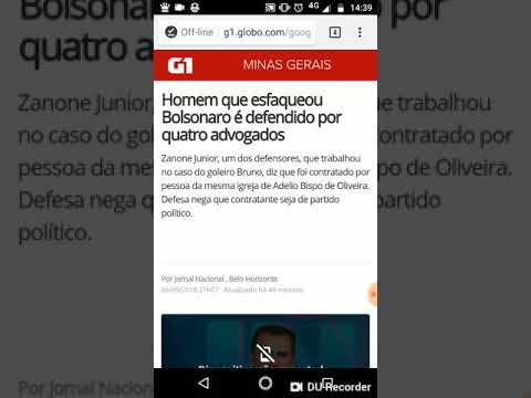 Comentando notícia: homem que tentou matar Bolsonaro tem 4 advogados.