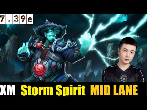 🤯XM [Storm Spirit] MID 7.39e - DOTA 2 HIGHEST MMR MATCH#dota2   #dota2gameplay