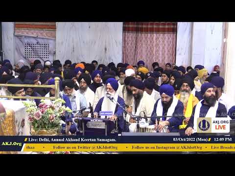 045 Delhi 3Oct2022 MonMor Dinas Sohelaa Keertan Giani Gurdev Singh Jee Australia