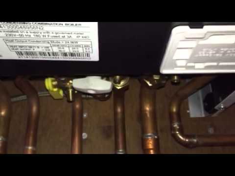 Topping up the system pressure on a Glow Worm Flexicom Boiler