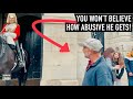 YOU WON’T BELIEVE HOW ABUSIVE HE GETS TOWARDS ROYAL GUARD | Horse Guards, Royal guard, Kings Guard