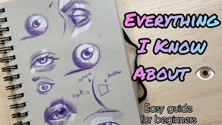 Learn How to Draw eyes 👁️ Easily | Step by Step Eye Drawing Tutorial for Beginners❤️