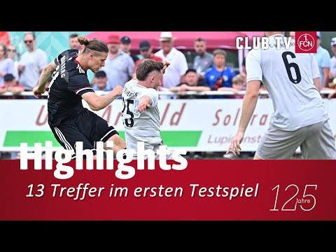Tore, Tore und noch mehr Tore😍 13:0-Erfolg im ersten Testspiel! | Highlights | 1. FC Nürnberg