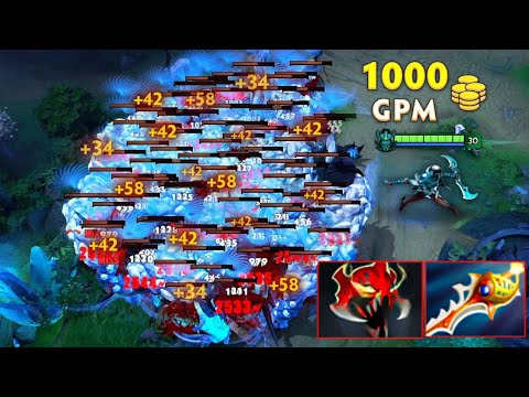 New Meta Mask of Madness Pa 1000+ GPM Farm Machine 26Kills Divine Rapier Dota 2