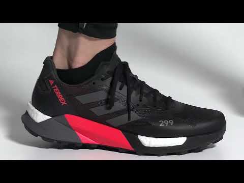 Terrex Agravic Ultra Trail Running Shoes Black FY7628 video