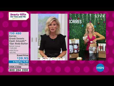 Korres Greek Sweets ElastiSmooth 10piece Body Butter Set
