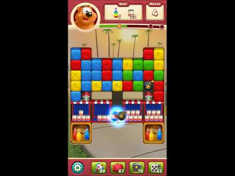 Toon Blast Level 3214 - NO BOOSTERS 🐻🐺🐱 | SKILLGAMING ✔️