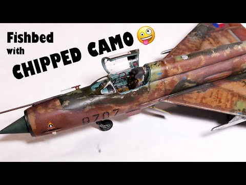 MADHOUSE or How to Build CHIPPED CAMO Mig - 21MF ,,Fishbedʺ || Eduard 1/48 || Scale Model Aircraft