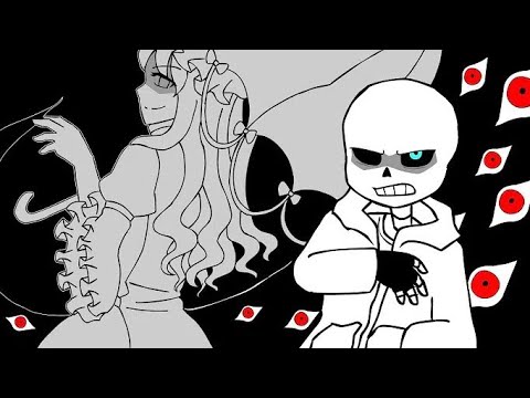 Sans vs Yukari Yakumo [undertale and Touhou animation]