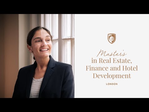 Set Yourself Apart with our Master's in Real Estate, Finance and Hotel Development
