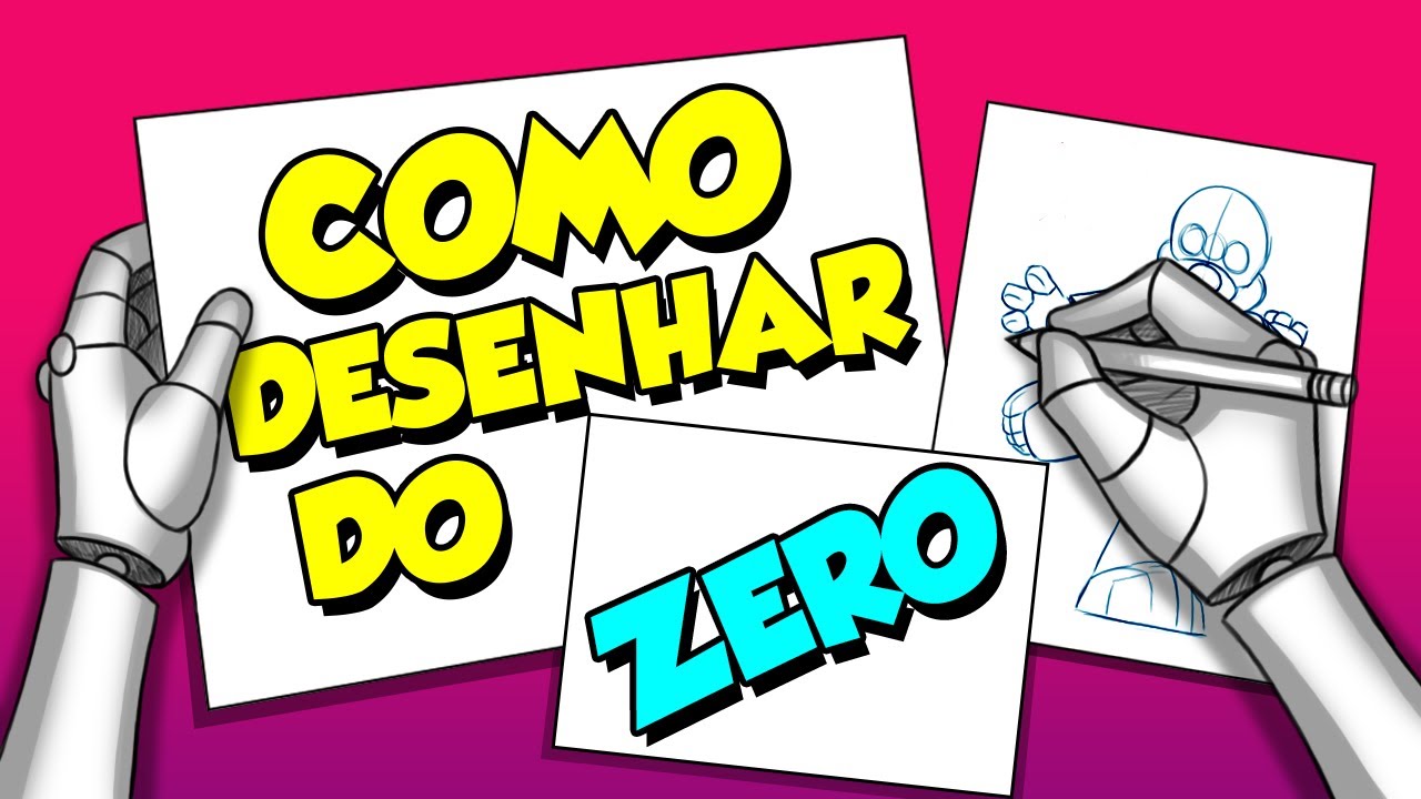 Como Desenhar começando do ZERO   NOVA TÉCNICA