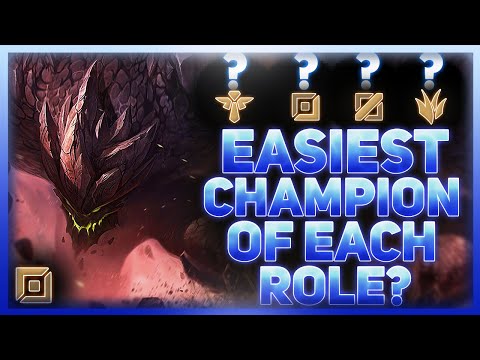 The EASIEST Champion Of Each Role | League Of Legends