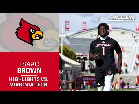 Louisville RB Isaac Brown Highlights vs. Virginia Tech