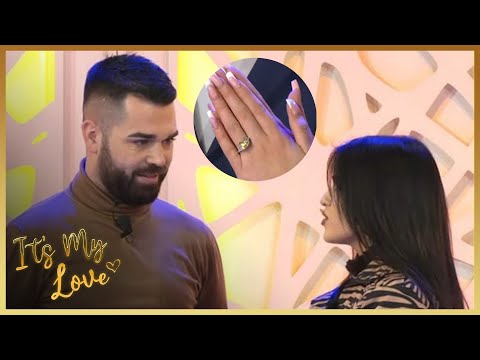 Elhamja e pranon unazen prej Eltonit!! Ina dhe Agnesa perlahen per Amirin - It's My Love 17