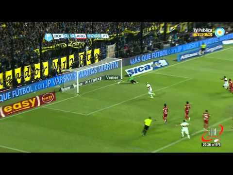 PENAL Y GOL DE SILVA - BOCA 1 ARGENTINOS 1 - FECHA 6 (17 03 2013)