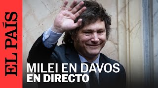 DIRECTO | El discurso de Javier Milei en el Foro Económico Mundial en Davos | EL PAÍS