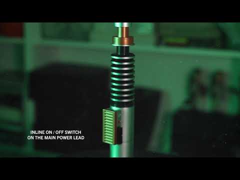 Star Wars Luke Skywalker Green Lightsaber Table Lamp Made By Ukonic