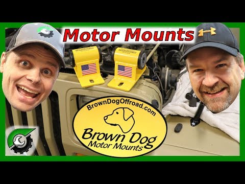 The Best Motor Mounts For Your Jeep:  Brown Dog Motor Mounts