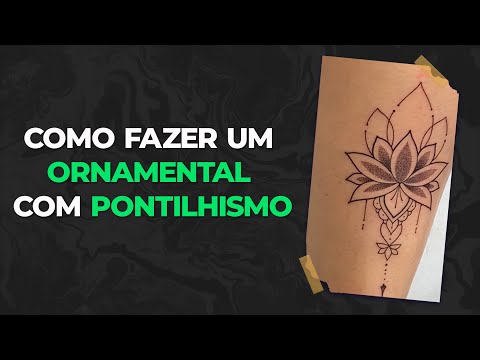 Como fazer um ornamental com pontilhismo