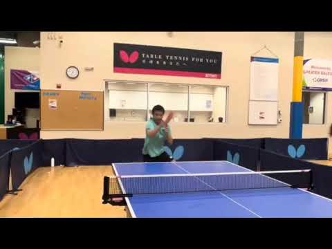 Butterfly Training Tips with Anav Gupta - Two Forehand Loops & Footwork
