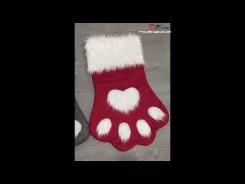 Custom Dog Stocking Christmas Gift Personalized Dog Stocking For Pet Dog