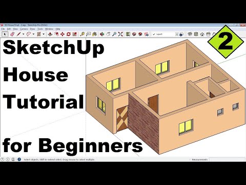 AutoCAD 3D House Modeling Tutorial Beginner Basic 1