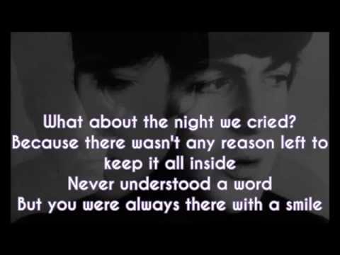 Here Today - Paul McCartney - Lyrics