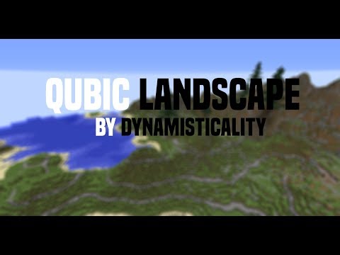 Qubic Landscape | Mountainous Minecraft Custom Terrain Map