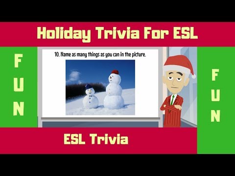 Christmas Trivia | Holiday Trivia | ESL Games - YouTube