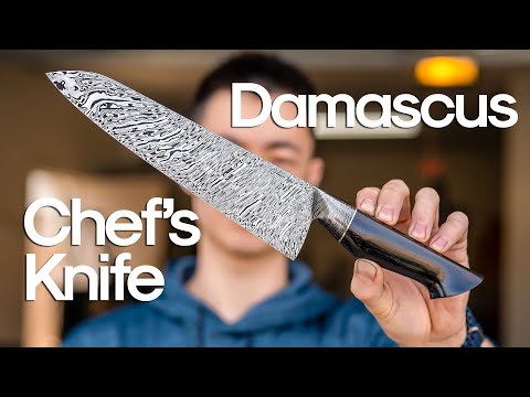 Making a $3000 Damascus Chef's Knife