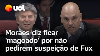 Moraes jokes and says he is 'hurt' that lawyers did not request the suspicion of Minister Fux