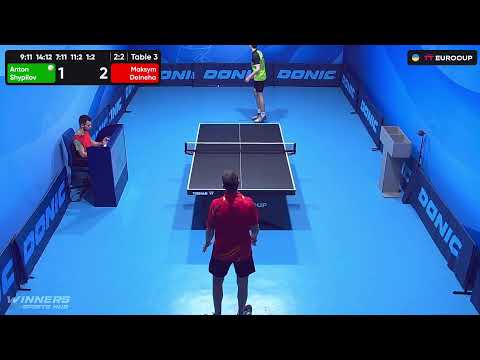 20:05 Anton Shypilov - Maksym Deineha 12.10.2023 TT Euro.Cup Ukraine Master. TABLE 3