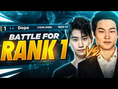 *DOPA vs DOINB FOR RANK 1 KOREA* CAN DOPA HIT RANK 1 SEASON 9??