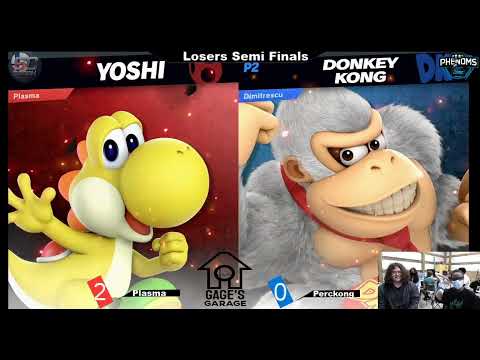Gage's Garage #4 - Plasma (Yoshi) VS PercKong (Cloud, DK, R.O.B.) - SSBU Losers Semi's