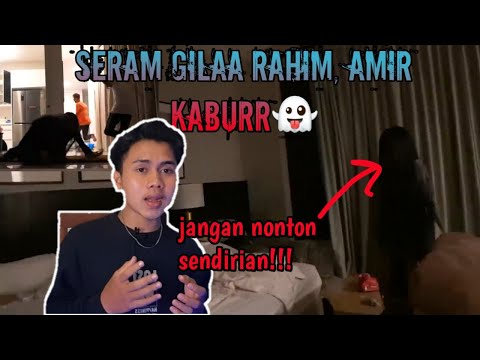 PRANK SERAM!!! TEAH MENJADI HANTU AMAR NAZHAN, RAHIM DAN AMIR KETAKUTAN (REACTION VIDEO)