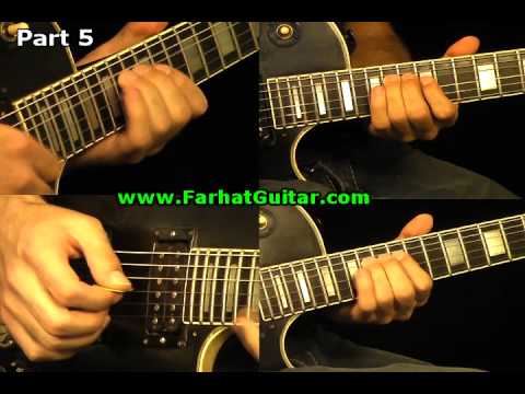 Sweet Child of Mine Guns and Roses Guitar Cover  Part 5 Guns www.FarhatGuitar.com