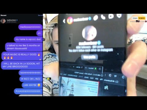 xQc Leaks his Instagram DM's with Madison Beer