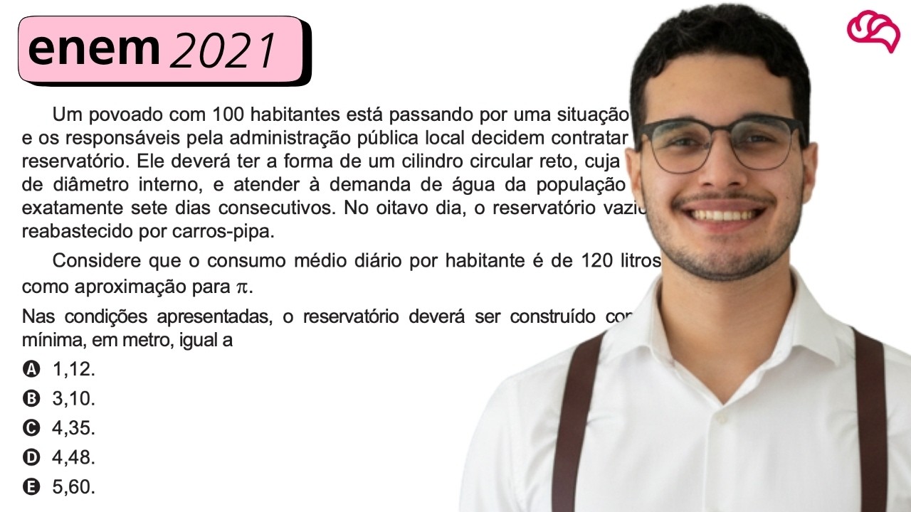 Resolução em Vídeo — Questão 167 ENEM 2021