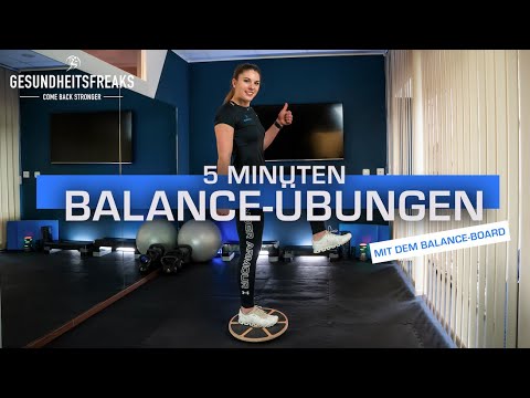 5 MIN BALANCE-ÜBUNGEN - mit dem Balance-Board
