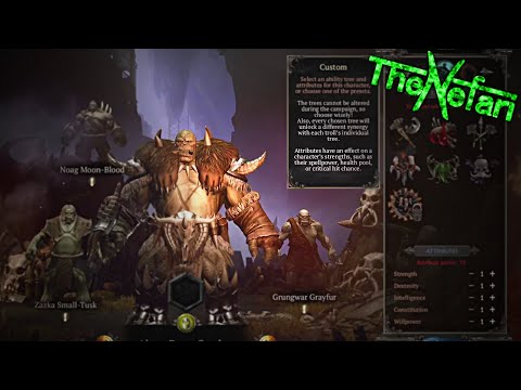 Character Creation and Ability Trees - Spellforce 3 Fallen God Let's Play Part 1