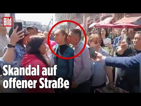 Mexiko: Betrunkener Mann belästigt Präsidentin Claudia Sheinbaum